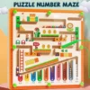 Magnetic Maze Ball Game Board