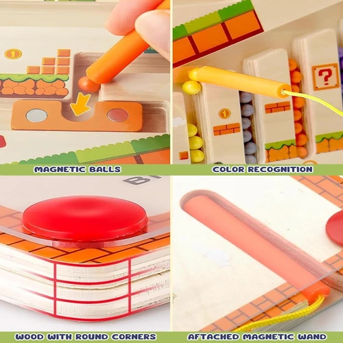 Magnetic Maze Ball Game Board